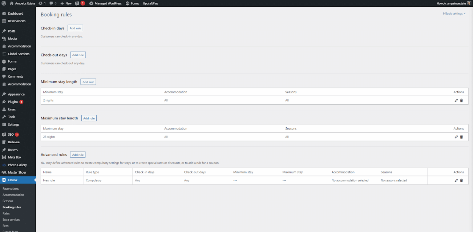 HBook Plugin Connects Back To Your Vacation Rental PMS